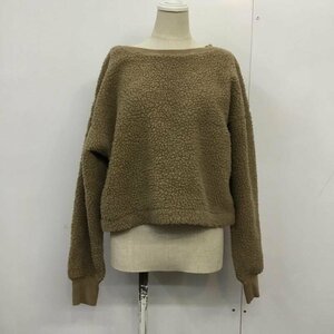 FREAK'S STORE FREE フリークスストア トレーナー 長袖 ボア Sweat Sweatshirt 茶 / ブラウン / 10040027