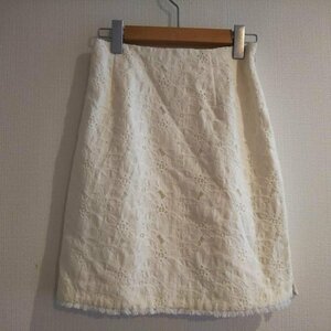 WILLSELECTION M ウィルセレクション スカート ひざ丈スカート Skirt Medium Skirt 白 / ホワイト / 10007203