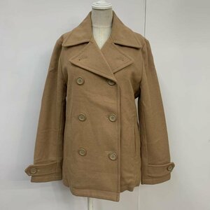 OLIVE des OLIVE inscription less Olive des Olive coat pea coat Coat Camel / Camel / 10040700