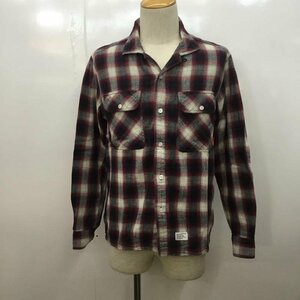 W)TAPS S ダブルタップス シャツ、ブラウス 長袖 WTAPS 091GWDT-SHM03 チェック Shirt Blouse 10028267