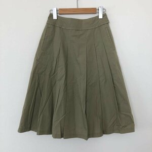 HUMAN WOMAN S ヒューマンウーマン スカート ひざ丈スカート Skirt Medium Skirt 緑 / グリーン / 10013744
