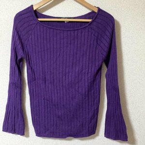 SPIRALSPICE 38 スパイラルスパイス ニット、セーター 長袖 ラグラン Knit Sweater 紫 / パープル / 10010249