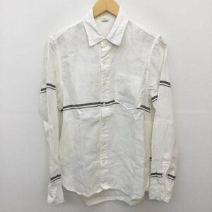 Ron Herman S ロン ハーマン シャツ、ブラウス 長袖 Shirt Blouse 白 / ホワイト / X 灰 / グレー / 10069530