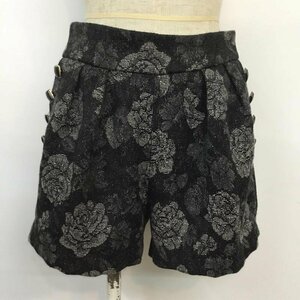 ROSE BUD 26 -inch Rose Bud pants short pants Pants Trousers Short Pants Shorts black / black / 10043458