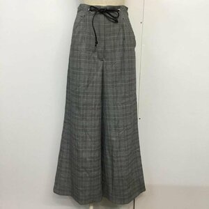 MURUA Mm Roo a other bottoms other bottoms wide pants check ash / gray / 10043456