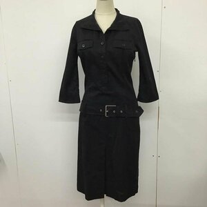 BURBERRY BLUE LABEL 38 バーバリー・ブルーレーベル ワンピース ひざ丈スカート FMF46-863-09 七分袖 One-Piece Medium Skirt 10097314