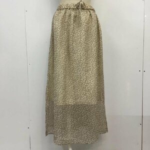 niko and... 表記無し ニコアンド スカート ロングスカート ST94CM09WS スリット Skirt Long Skirt ベージュ / ベージュ / 10062337