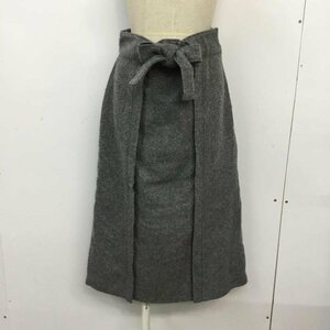 SLY 2 スライ スカート ひざ丈スカート 030AAM31-2280 FRONT BELTED WOOL LIKE SK ベルト Skirt Medium Skirt 灰 / グレー / 10062336