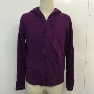 USED L 古着 パーカー 長袖 ジップアップ フルジップ Hooded Sweatshirt Hoodie 紫 / パープル / 10059418