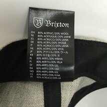 BRIXTON 表記無し ブリクストン 帽子 キャップ スナップバック Cap 灰 / グレー / X 黒 / ブラック / 10099045_画像9