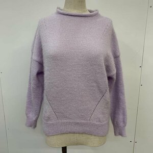 AGBYAQUAGIRL M エージーバイアクアガール ニット、セーター 長袖 Knit Sweater 紫 / パープル / 10041992