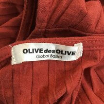 OLIVE des OLIVE FREE オリーブデオリーブ カットソー 半袖 Cut and Sewn えんじ / ワインレッド / 10049230_画像8