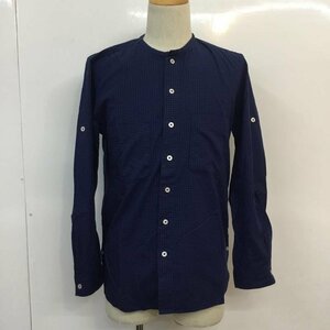 nonnative 1 ノンネイティブ シャツ、ブラウス 長袖 ノーカラー チェック NN S2702 Shirt Blouse 10049060