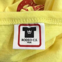 Rodeo Crowns 2 ロデオクラウンズ Tシャツ 半袖 T Shirt 黄 / イエロー / 10048245_画像8