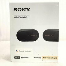 【未開封・中古品】 ソニー / SONY ワイヤレスヘッドセット WF-1000XM3 海外仕様 密閉ダイナミック型 6mm ドーム型 SBC、AAC 30016920_画像1