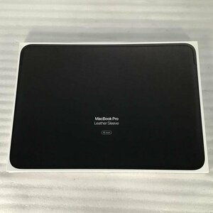 【未開封・中古品】 アップル / Apple レザースリーブ MWVA2FE/A 16インチMacBook Pro用 ヨーロピアンレザー ブラック 30016839