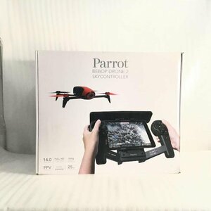 【未開封・中古品】 パロット / Parrot ビーバップ2 スカイコントローラーセット PF726140 撮影用ドローン 約25分 8GB レッド 30016725