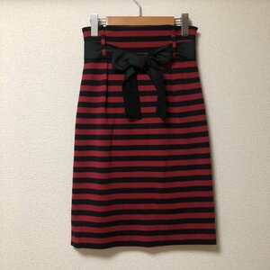 Ennea 36インチ エンネア スカート ひざ丈スカート Skirt Medium Skirt 黒 / ブラック / X 赤 / レッド / 10003238