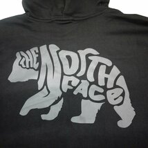 US正規新品 ノースフェイス ベアー スウェット パーカー(XL) ブラック THE NORTH FACE プルオーバー 熊 /ra27_画像6