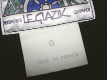 ＬＥ　ＧＬＡＺＩＫ　ル・グラジック　ウール系　セーラー　プルオーバー型　スモック　サイズ・Ｍ位　美品　ヴィンテージ　フランス製_画像9