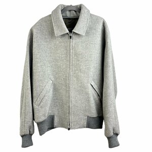 Z121■美品■Ermenegildo zegna×FEAR OF GOD　ゼニア×フィアオブゴッド■ボンバージャケット■50R　グレー　メンズ　上着　ブルゾン　