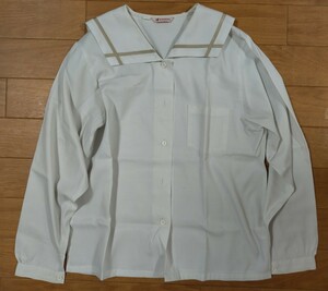 岡山県[岡山南高等学校]　女子制服　160A　夏服ブラウス　卒業生保管品 旧モデル