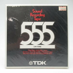 TDK オープンリールテープ T-555 ５本セット【 未使用品 / 長期保管の新品 】