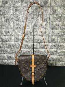 C612★LOUIS VUITTON ルイヴィトン M51233 モノグラム シャンティMM クロスボディ ショルダーバッグ 斜め掛け ブラウン系