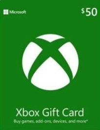 【実績多数】 XBOX ギフトカード アメリカ $50ドル 未使用 マイクロソフト ギフトコード USA