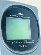 CASIO LCD ポケットカラーテレビジョン TV-480　液晶_画像2