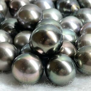 ●南洋黒蝶真珠46点おまとめ● d 100g/500ct 10.5-11.5mm pearl パール 南洋黒蝶 アコヤ 淡水 ジュエリー jewelry 裸石