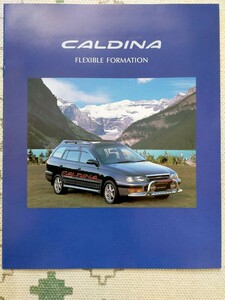 カタログ トヨタ カルディナ パンフレット 　1996年6月発行