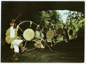 行事 宮崎 霧島山麓に伝わる熊襲おどり 祭り カラー