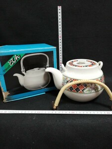 W11233.【未使用】昭和レトロ　マジックどびん　急須　茶道具 ティーポット 茶器/60