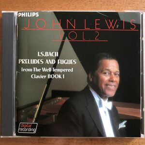 ◆ジョン・ルイス【J.S.Bach: プレリュードとフーガ Vol.2】◆国内盤 送料4点まで185円◆John Lewis
