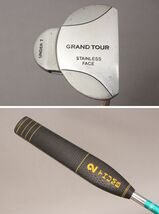 100円～【良品】ツーサム 特殊グリップ 2ボール パター GRAND TOUR UNDER 7《33インチ》2THUMB スチール グリップ美品 ゴルフ ＃120※G473_画像1