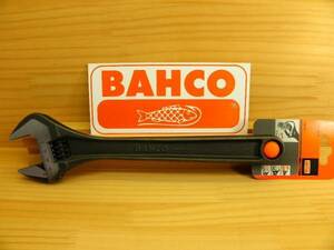 バーコ 大型 モンキーレンチ BAHCO 8073 ブラック黒 300mm (Snap-on スナップオン)