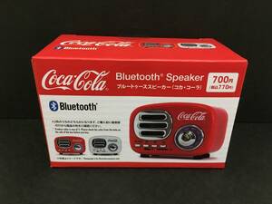 DAISO/ダイソー　Bluetoothスピーカー☆彡　レトロタイプ　コカ・コーラ　ホワイト☆　USB充電コード付　新品未開封品