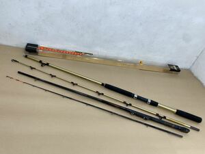 Daiwa ダイワ CROSS CARBO Viking 25-210 / TEQUNICAL GEAR Savander 120-240 釣竿2点