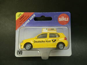 絶版★ジク siku★VW Polo ポロ★Deutsche Post★ドイツポスト★1370★黄★未開封