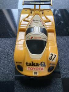 ☆希少☆AFX スロットカー タカキュー TOYOTA 90C-V No.37 ルマン 1990 TOMY HOスケール ミニカーレトロ