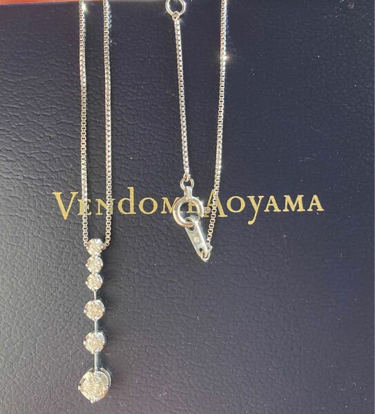 美品 ヴァンドーム青山 プラチナ ダイヤモンド 2way ネックレス