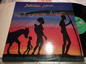 Burning Spear The Fittest Of The Fittest US盤LP Heartbeat Records EMI USA HB22 バーニング・スピア MASTERDISK刻印