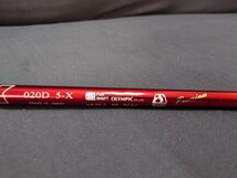 ☆olympic オリムピック deramax デラマックス 020D 5X プレミアム　PREMIUM　 赤デラ ドライバー 1w 美品☆_画像2