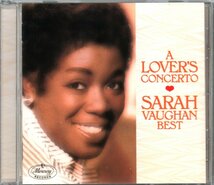 ■サラ・ヴォーン■ベスト■「A LOVER'S CONCERTO SARAH VAUGHAN BEST」■♪イパネマの娘♪■品番:UCCM-4020■2005/3/16発売■美品■_画像1