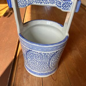 陶器　手桶風　花器　鉢
