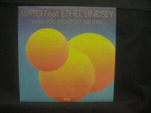 Mato Feat Ethel Lindsey / What You Won't Do For Love / ボビー・コールドウェルのカヴァー ◆EP4302NO OYP◆EP