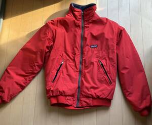 【US古着】80s patagonia パタゴニア ナイロンフリースジャケット　M USA製　三角タグ