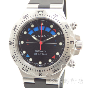 【中古】ブルガリ　BVLGARI　ディアゴノ　スクーバ　レガッタ　SD40SRE　機械点検済み