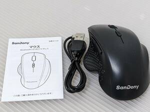 【一円スタート】sandony ワイヤレスマウス 静音 マウス 無線 Bluetoothマウス 光学式 IKE01_0755